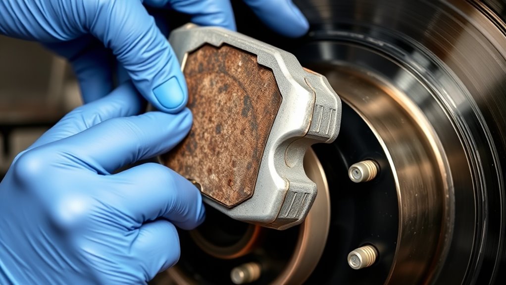 replacing brake pads safely