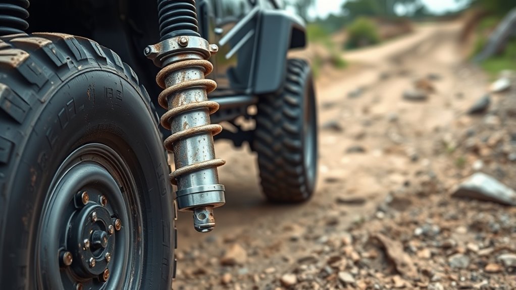 reservoir shocks improve off road handling