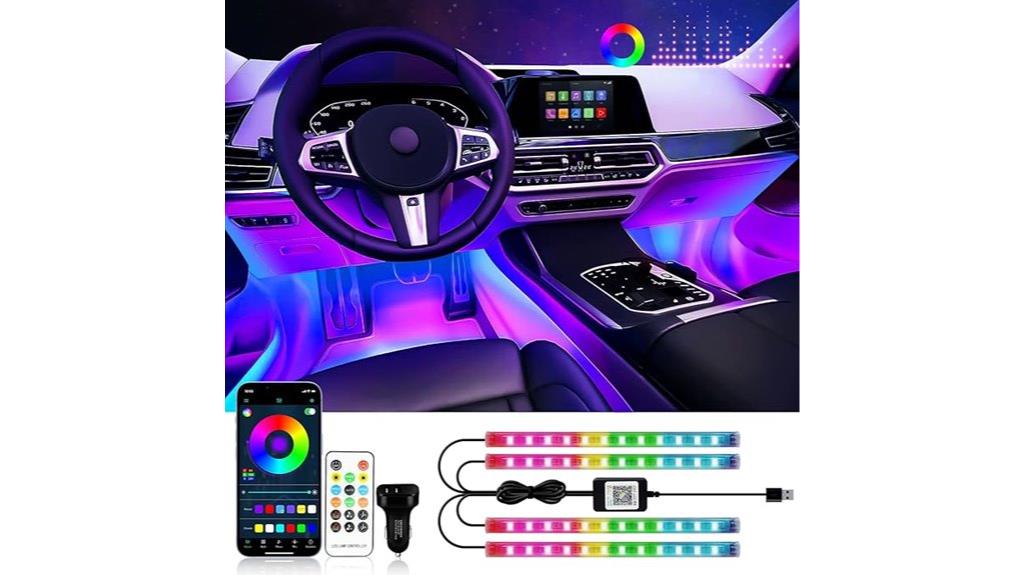 rgb interior led strips