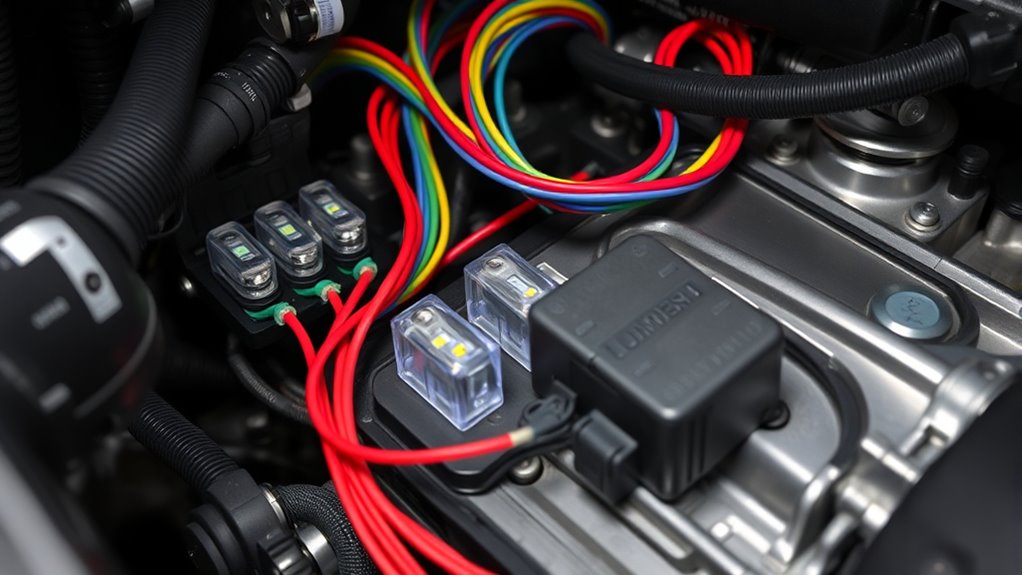 secure grounded fused wiring