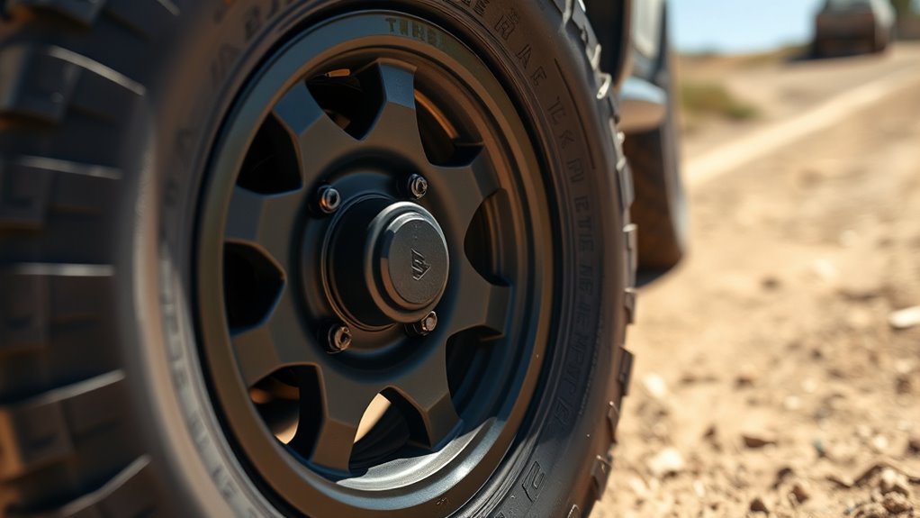 secure tires during off road