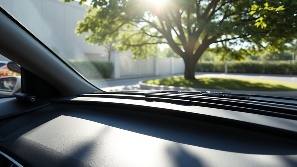 shade parking reduces sun damage