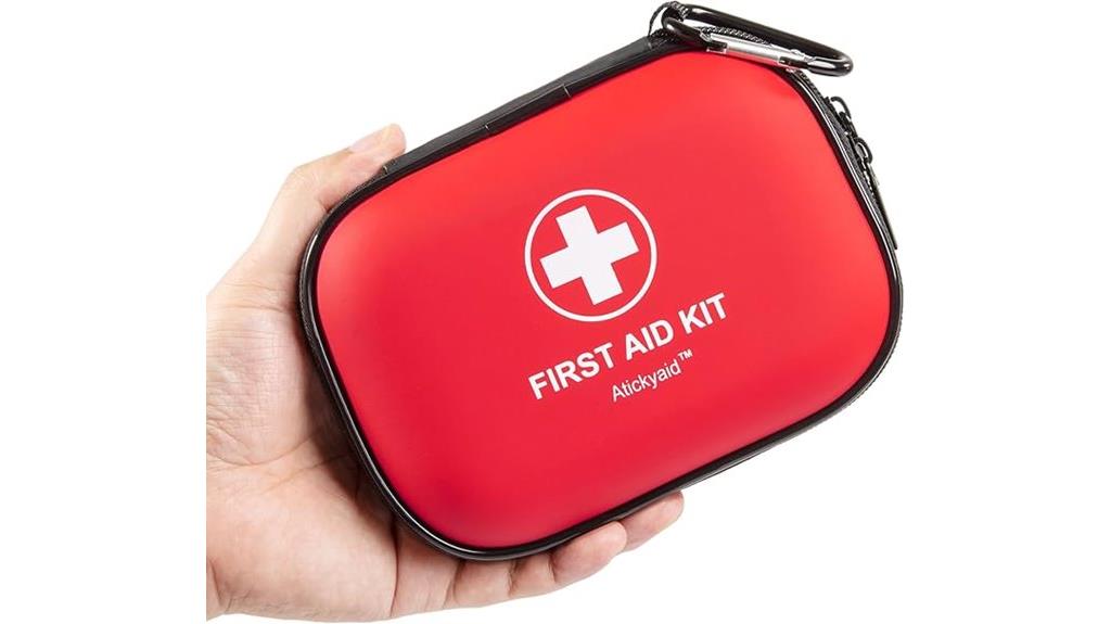 small red first aid kit