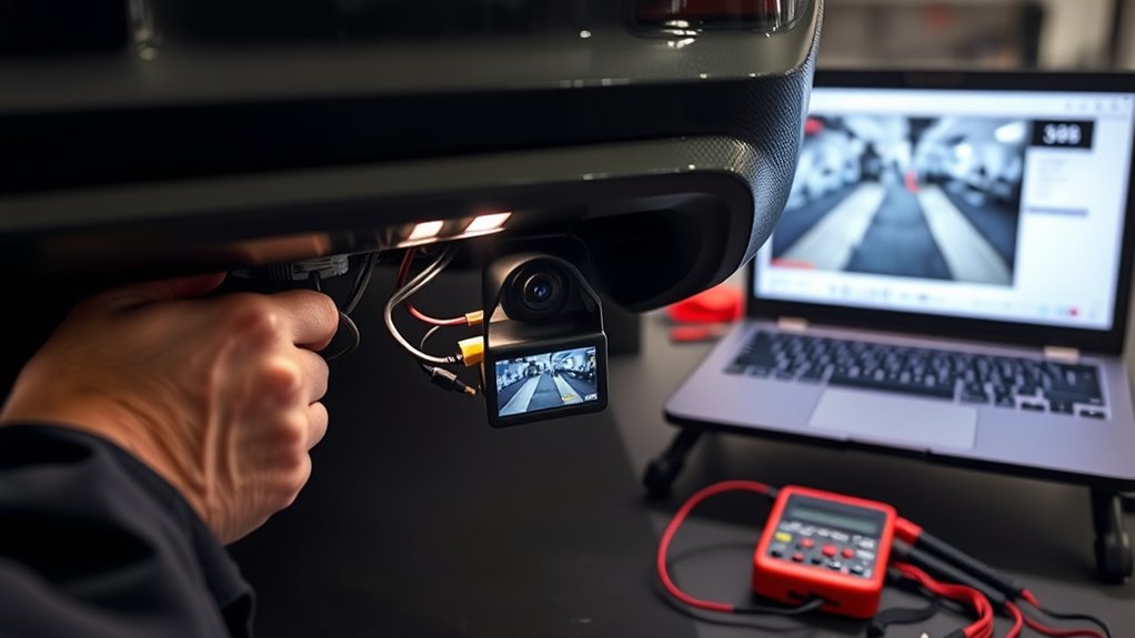 test camera check connections