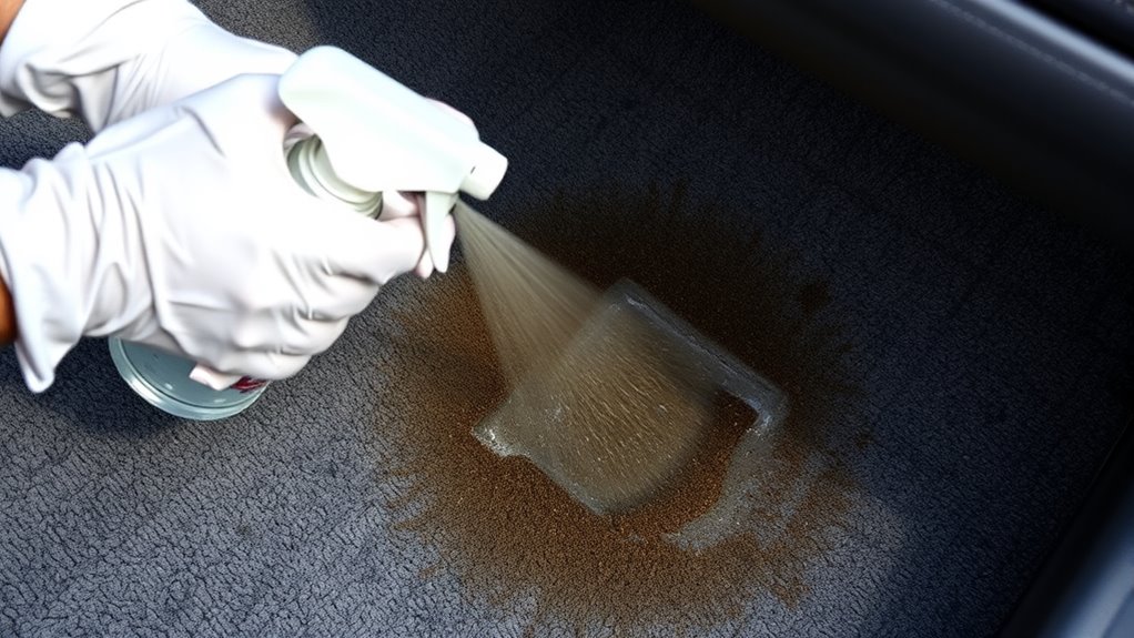 thorough vacuuming and stain prevention