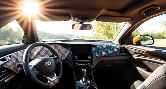 top sun protective car dash covers