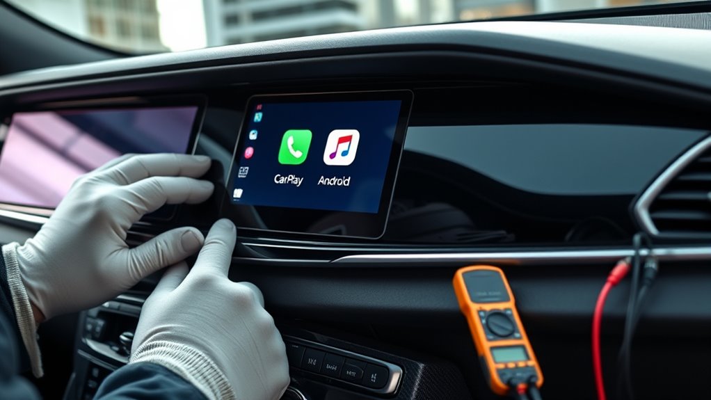 troubleshoot carplay android auto