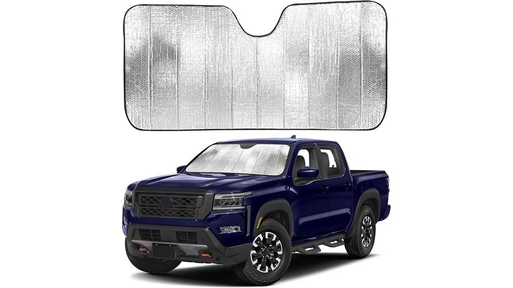 truck sun shade accordion