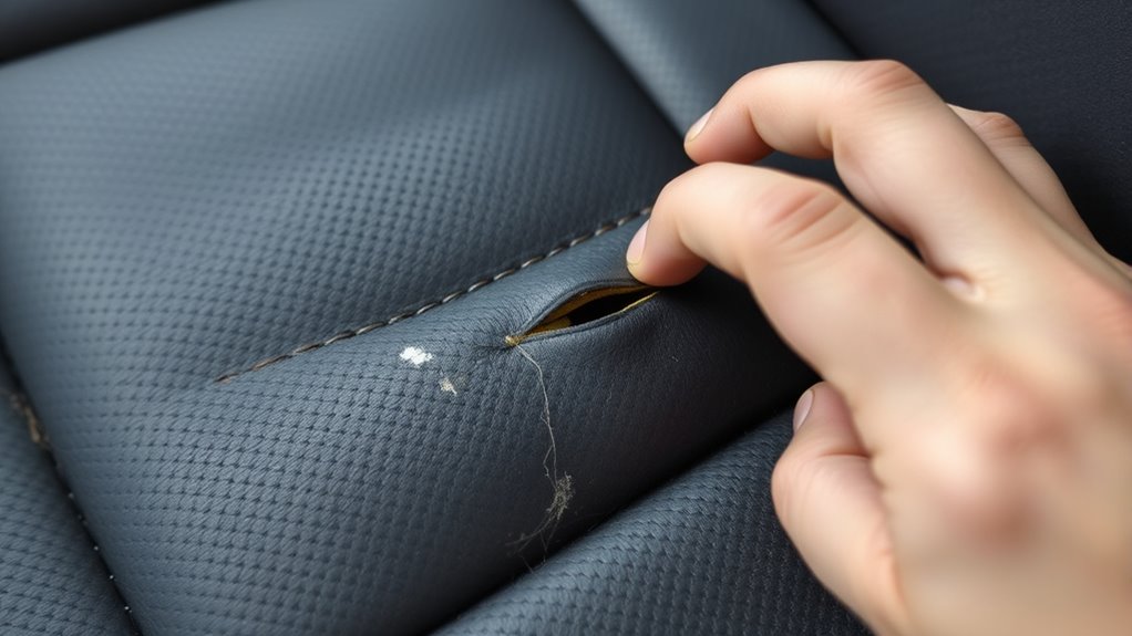 upholstery repair with matching techniques