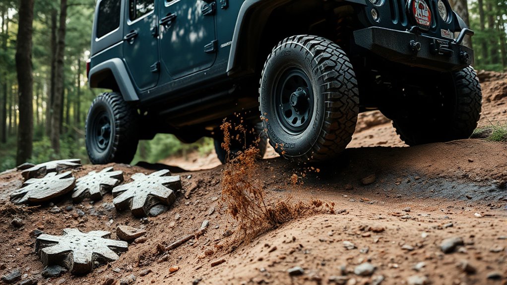 use 4 low for traction