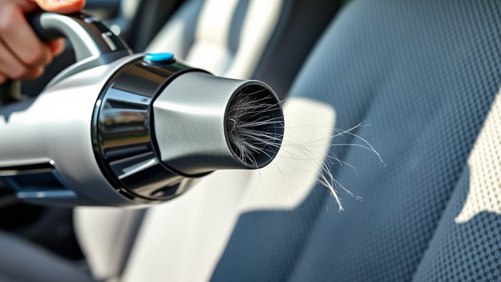 use proper vacuum attachments