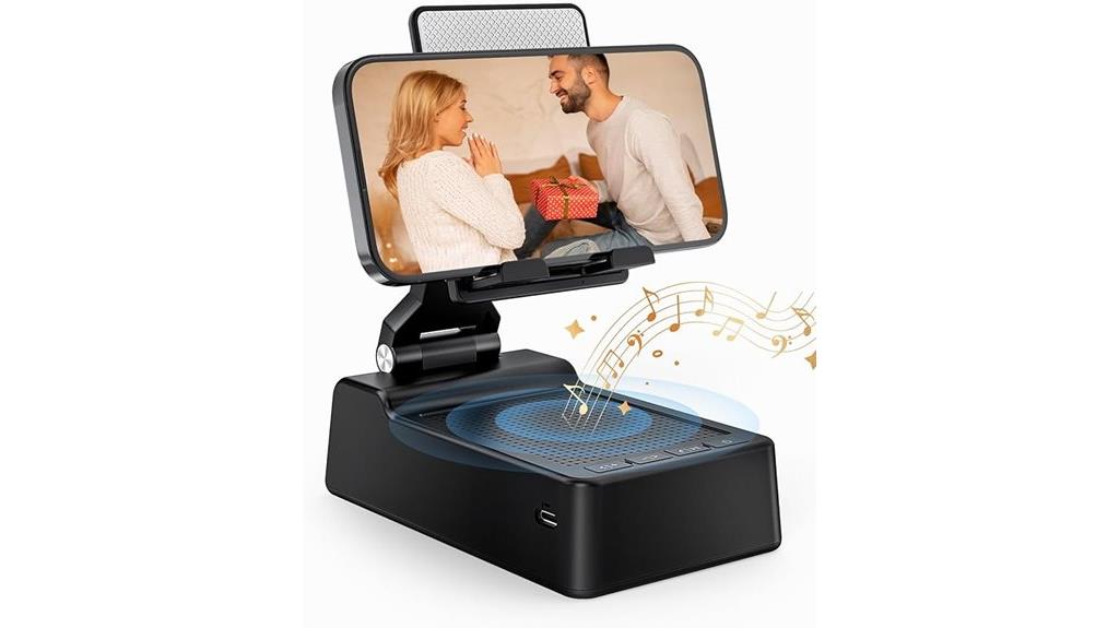 versatile phone stand speaker