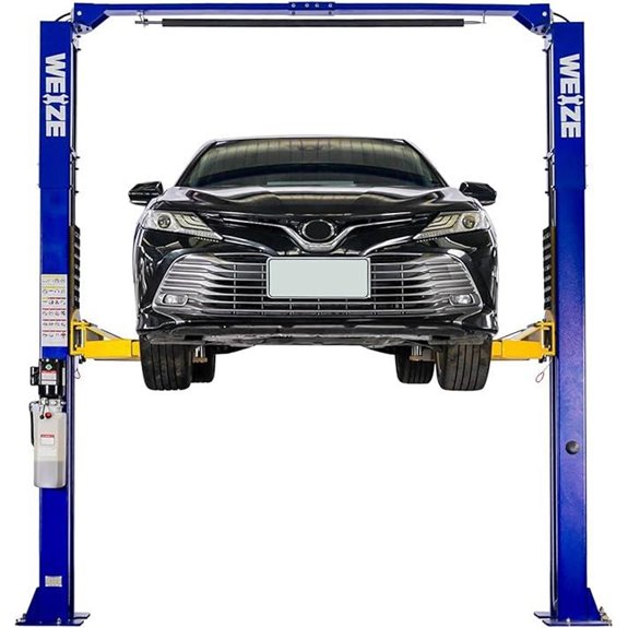 WEIZE 10,000lb 2-Post Car Lift with Release