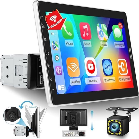 10.1-inch Touchscreen Car Stereo with Wireless CarPlay