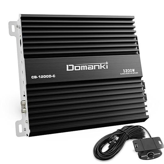CB1200-1D 1200W Monoblock Car Amplifier with Remote