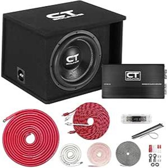 CT Sounds 12” 1300W Bass Package with Amplifier