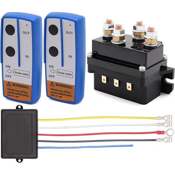 12V 500A Winch Solenoid & Remote Controller Kit