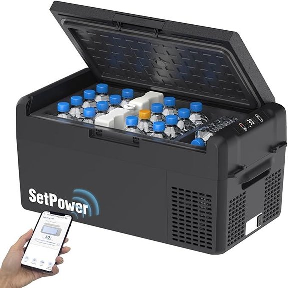 Setpower 12V Portable Car Refrigerator and Freezer