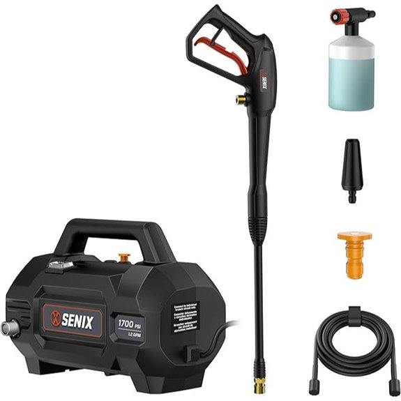 SENIX 13 Amp Electric Pressure Washer with Accessories