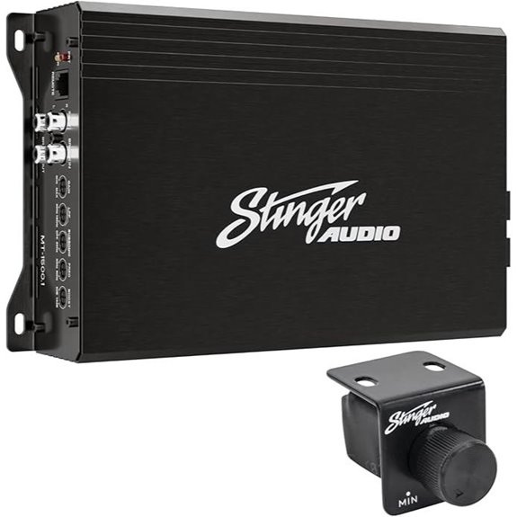 STINGER 1500W Mono Car Amplifier with Bass Remote