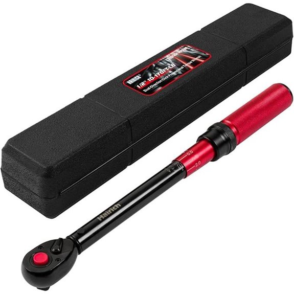 1/2 Inch Drive Click Torque Wrench Dual-Range High Precision