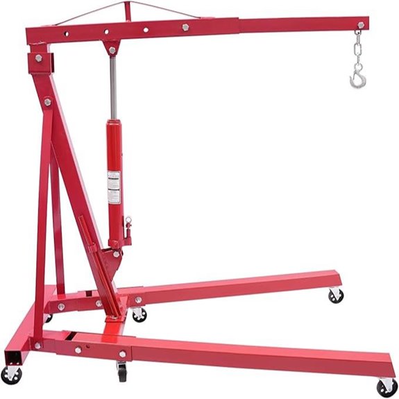 TFCFL 1 Ton Folding Hydraulic Engine Hoist