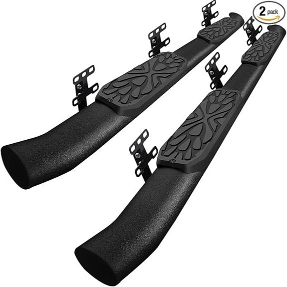 Oval Tube Bar Running Boards for 2019-2026 Dodge Ram