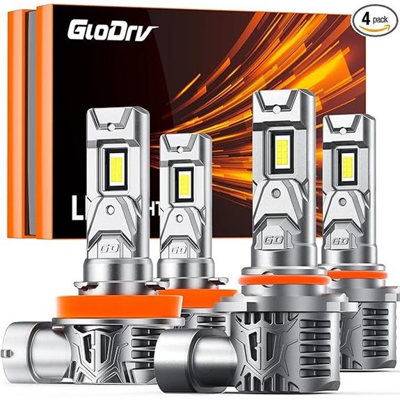 2025 Upgrade] H11 90 05 LED Light Bulb Pack of 4