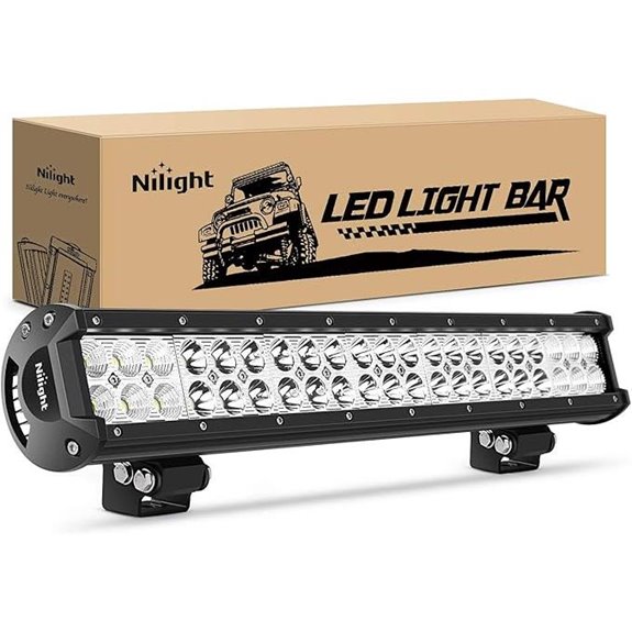 Nilight 20-Inch 126W LED Light Bar for Off-Road Vehicles
