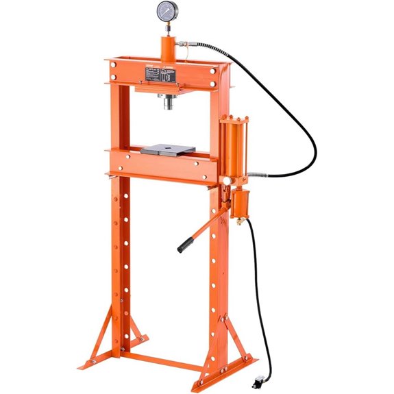 VEVOR Hydraulic Shop Press 20 T with Adjustable Frame