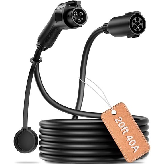 J1772 EV Extension Cable 20ft 40A