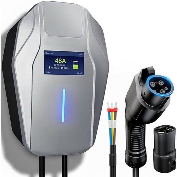 Level 2 240V EV Charger with App and LCD