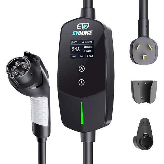 Level 2 EV Charger 24A 240V with 25ft Cable