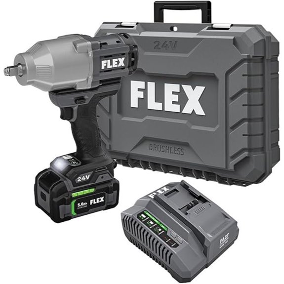 FLEX 24V Brushless Impact Wrench Kit with Battery