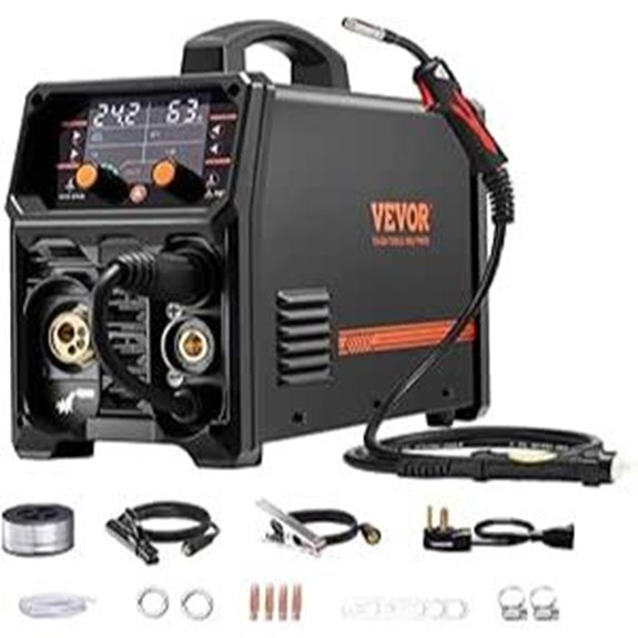 VEVOR 250A Multi-Function MIG Welder with LCD