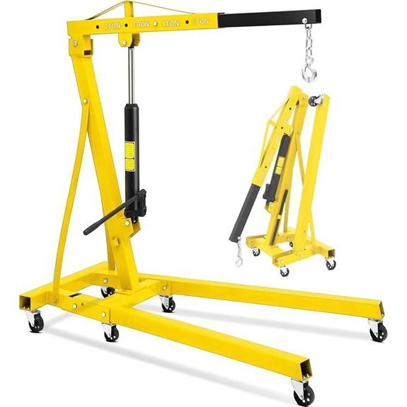 Hydraulic Engine Hoist 2 Ton with Telescopic Boom