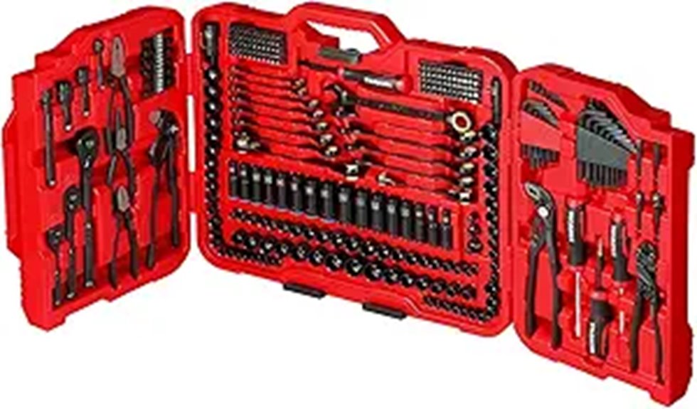 STARWORK 312-Piece Mechanic Tool & Socket Set