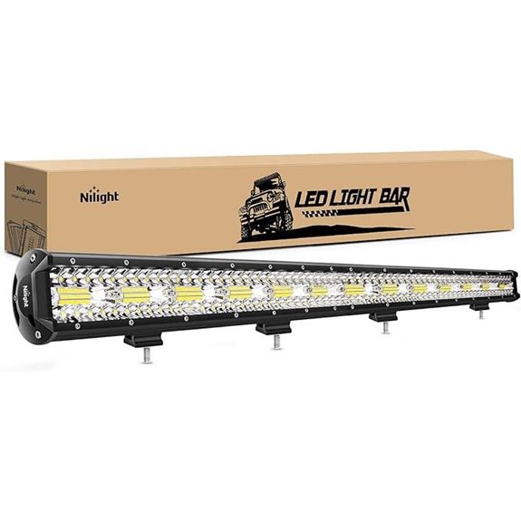 Nilight 37Inch 780W LED Light Bar for Off-Road Vehicles