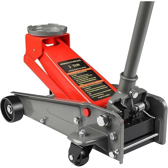 LARBANKE 3 Ton Hydraulic Floor Jack with Wheels