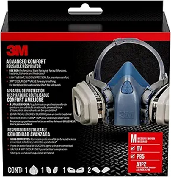 3M Advanced Comfort Reusable Respirator 7512P1-DC