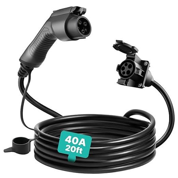 EV Charger Extension Cable 40A 240V 20FT