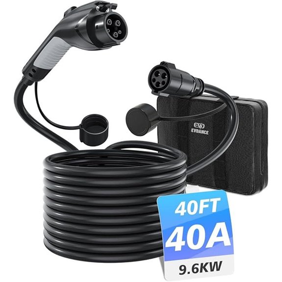 J1772 EV Charging Extension Cable 40FT 40A