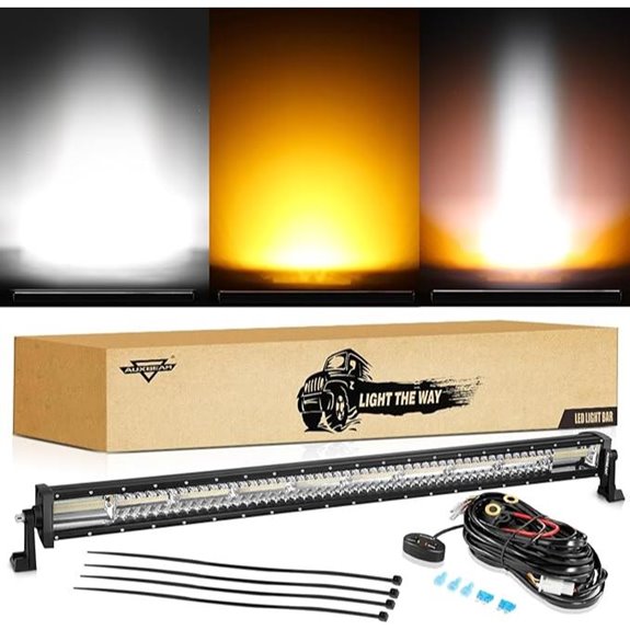 Auxbeam 42-Inch LED Light Bar with Memory Function