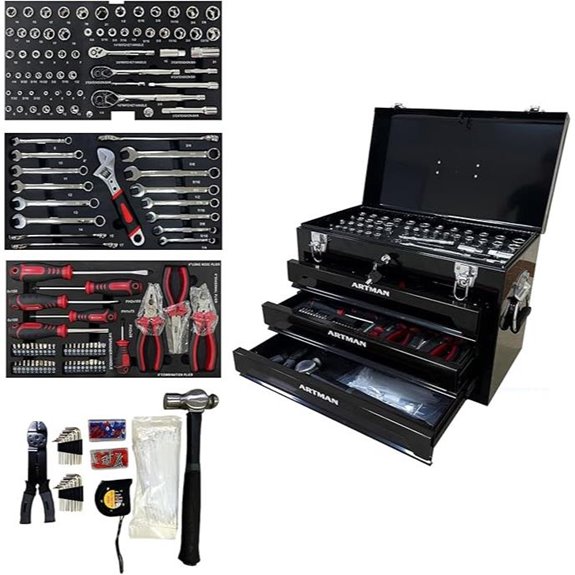 439-Piece Mechanic Tool Set in Steel Box