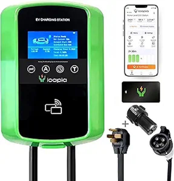 Level 2 EV Charger 48A with WiFi & RFID