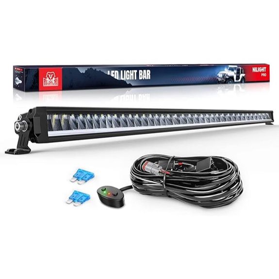 Nilight 50.5 LED Light Bar with Wiring Kit