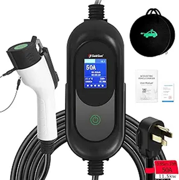SubSun 50Amp Level 2 EV Charger with 33ft Cable