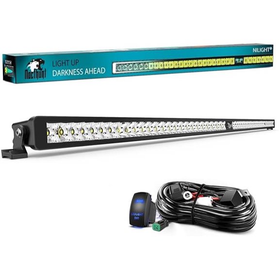 Nilight 52-Inch LED Light Bar with Wiring Kit