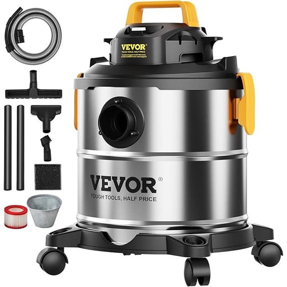 VEVOR 5.5 Gal Wet/Dry Shop Vac with Attachments