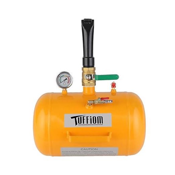 TUFFIOM 5-Gallon Tire Bead Seater with Pressure Gauge
